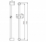 Душевая штанга Vidima Fresh BA195AA