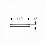 Крышка-сиденье Geberit Renova Plan 500.691.01.1 микролифт