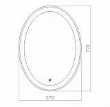 Зеркало Silver Mirrors Italiya 60х80 см ФР-00001055