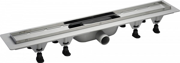 Душевой лоток с решеткой PlastBrno, L = 855 мм,  SZE4850