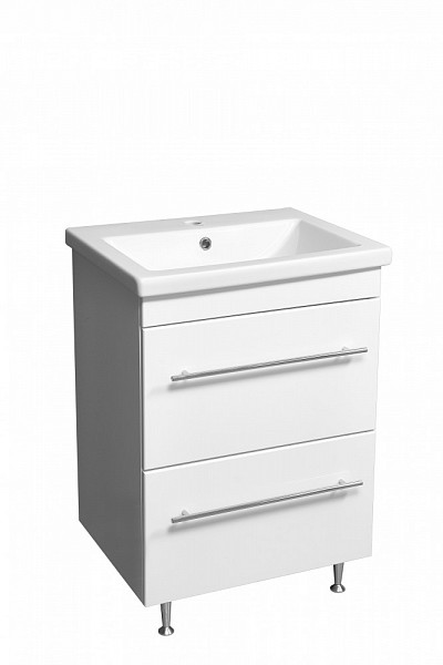 Тумба напольная "Ванесса 60", 2 ящ., Сомо 60