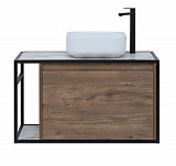 Тумба под раковину Aquanet Nova Lite Loft 90 R дуб рустикальный 00261659