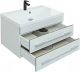 Тумба под раковину Aquanet Верона 75 New белый матовый 00272422