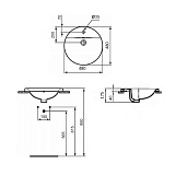 Раковина Ideal Standard Connect 50 см E5042MA