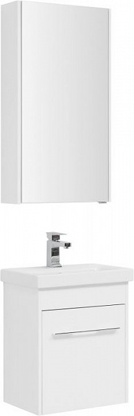 Мебель для ванной Aquanet Августа 50 (Moduo Slim) белый 00254067