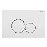 Клавиша смыва Point Виктория PN44061WC для инсталляции, белая/хром