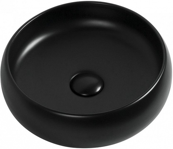 Раковина Aquanet Round-1-MB 36 черный матовый ROUND-1-MB