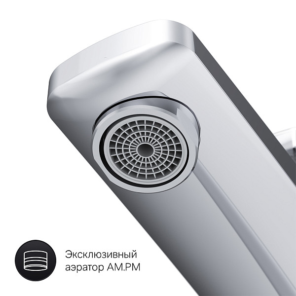 F90A92200 Gem, смеситель для умывальника излив 155 мм с д/к , хром, шт