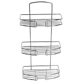 Полка трехъярусная прямая, проволока стальная, 13, Milardo, 013W030M44