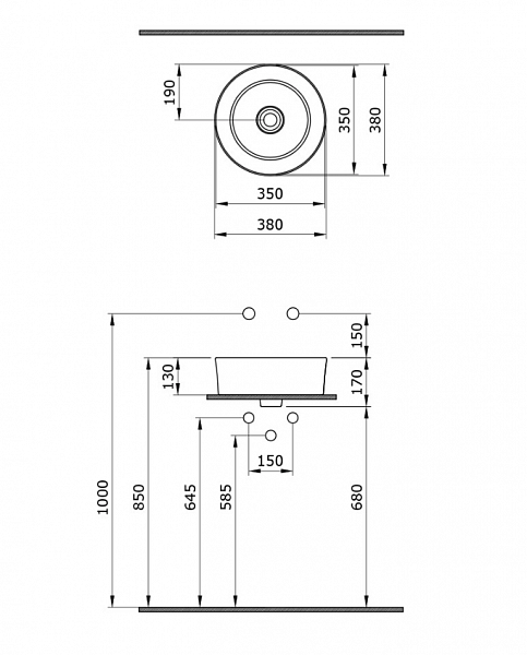 Раковина Bocchi Vessel 1174-011-0125 кашемир