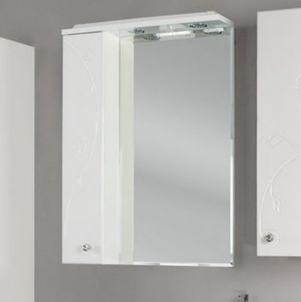 Зеркало-шкаф Акватон Лиана 65x85 1A166202LL01L левый с подсветкой