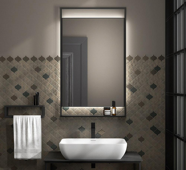 Зеркало Kerama Marazzi Plaza 60 см PL.N.mi.60\BLK