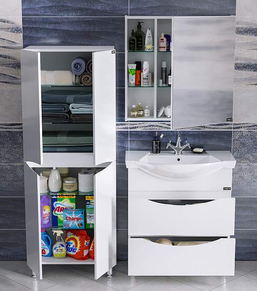 Тумба под раковину напольная Сатурн 75 Санта 700222