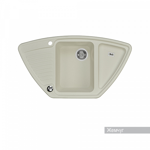 Мойка для кухни Aquaton Лория угловая жемчуг 1A715032LR240