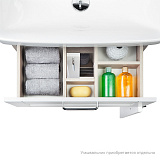 Тумба напольная, 60 см, белая/под дерево, New Sena, IDDIS, NSE60W2i95