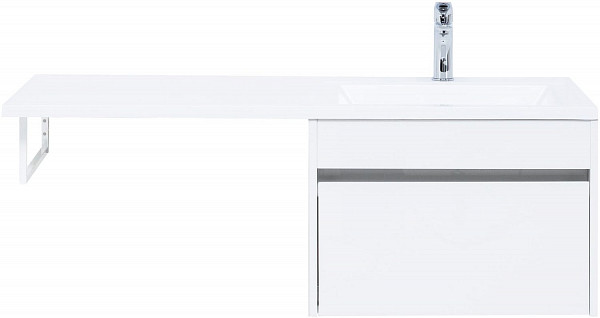 Тумба под раковину Aquanet Токио 58 белый (подвесная, 1 ящик) 00236916