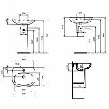 Раковина Ideal Standard Tesi 55 см T351501