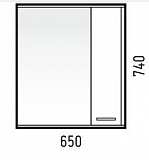 Зеркало-шкаф Corozo Лорена 65/С антик SD-00000294