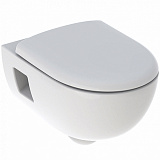 Комплект унитаз подвесной Geberit Renova безободковый с сиденьем микролифт и инсталляция Geberit Duofix Delta