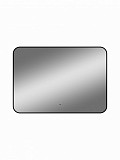 Зеркало Континент "Torry Led" с фоновой подсветкой, бесконтактным сенсором, черной окантовкой 1000х700
