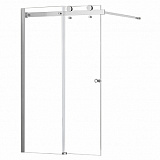 Шторка для ванны Azario CARLEON 1200х1500 стекло, профиль хром