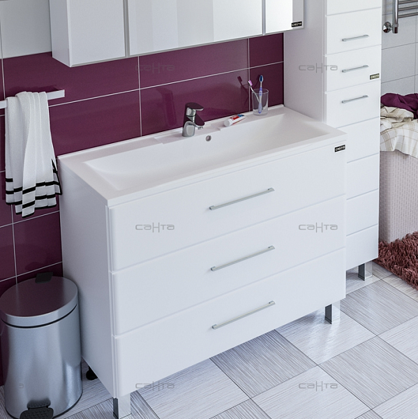 Тумба под раковину Омега 100 Санта 207017л