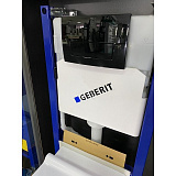 Комплект инсталляция и клавиша черный глянец Geberit 111.153.DW.1
