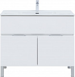 Мебель для ванной Aquanet Алвита New 100 1 ящик, 2 дверцы, белый матовый 00274184