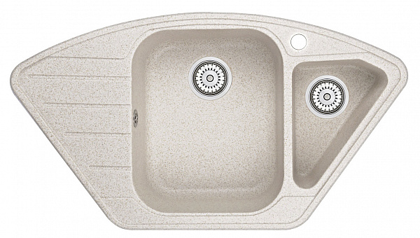 Мойка кухонная Granula многоугольная кварц 9101, ПИРИТ