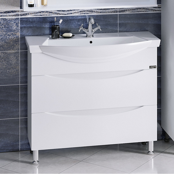 Тумба под раковину напольная Сатурн 95 Санта 700224