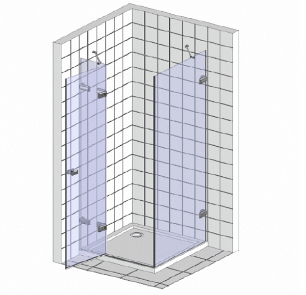 Душевой уголок Wasserkraft Berkel 48P28