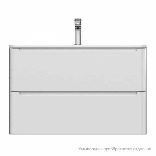Тумба подвесная, белый, 80 см, Edifice,  IDDIS, EDI80W0i95. Подходит умывальник 0108000i28