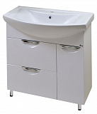 Тумба Emmy Милли 80 с раковиной Балтика (Правый)