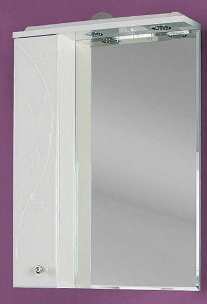 Зеркало-шкаф Акватон Лиана 60x85 1A162702LL01L левый с подсветкой