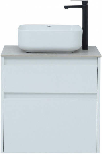 Тумба под раковину Aquanet Nova Lite 60 белый (2 ящика) 00242575