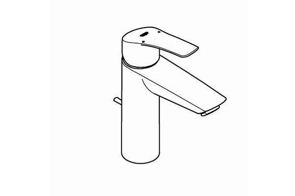 Смеситель GROHE Eurosmart однорычажный для раковины, M-Size 23322003