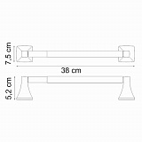Держатель бумажных полотенец Wasserkraft Wern K-2591