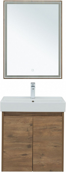 Мебель для ванной Aquanet Nova Lite 60 дуб рустикальный (2 дверцы) 00302534