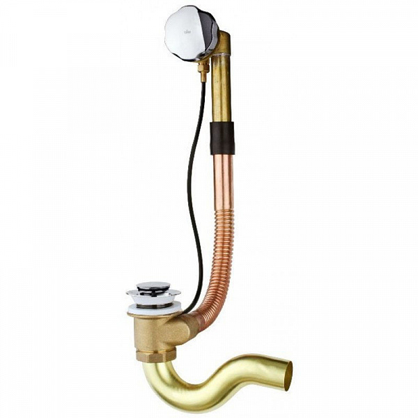 Слив-перелив полуавтомат Timo 8003, цвет золото