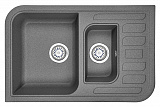Мойка кухонная Granula прямоугольная кварц 7803, ГРАФИТ
