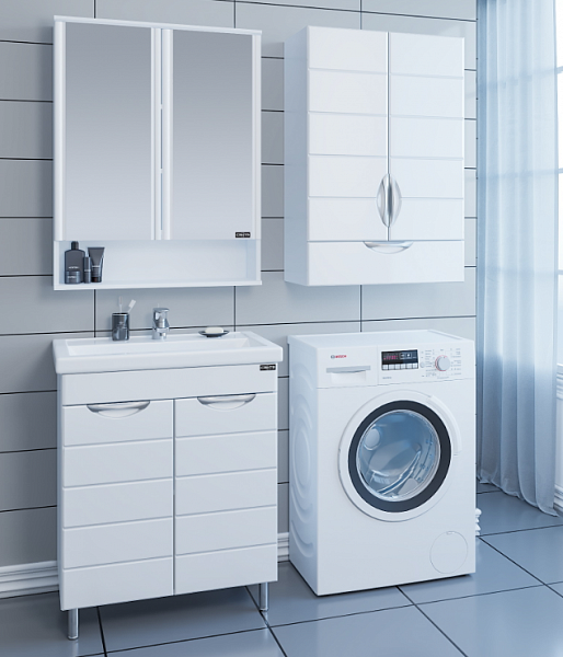 Подвесной шкаф над стиральной машиной Родос 60/90 Санта 406003