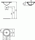 Раковина Ideal Standard Connect 40 см E5052MA