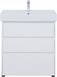 Тумба под раковину Aquanet Nova Lite 75 белый глянец (3 ящика) 00302472
