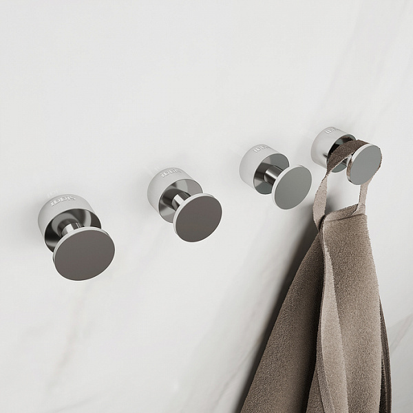 Комплект крючков, 4 шт., хром, HOK4SC0i41, IDDIS