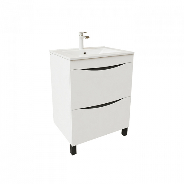 Тумба напольная, белая, 60 см, Cloud, IDDIS, CLO60WFi95. Подходит ум. 0136000i28