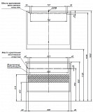 Тумба под раковину Aquanet Милан 100 черный глянец 00269299