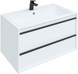 Тумба под раковину Aquanet Lino 90 белый матовый 00253904