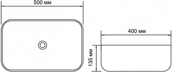 Раковина Aquanet Soul-1 SOUL-1