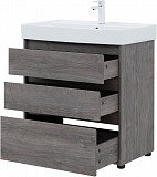 Тумба под раковину Aquanet Nova Lite 75 дуб рошелье (3 ящика) 00302473