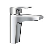 AQM P6121 AQUAme Prato Смеситель для раковины с донным клапаном, хром, однорычажный.